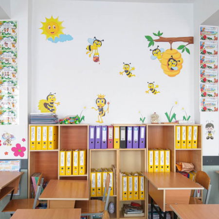 Stickere decorative - Autocolante pentru perete - Regatul albinutelor, Diverse marimi