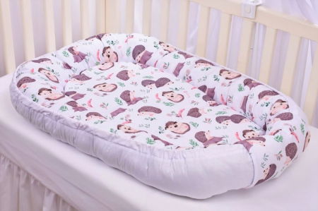 Babynest bumbac cu salteluta suplimentara inclusa Paturica Fermecata, Diverse modele [3]
