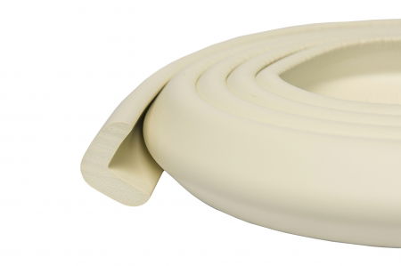 Banda protectie mobila copii - Banda protectie subtire maro pentru muchii si margini 2.3x0.9x200 cm_Buy4Baby