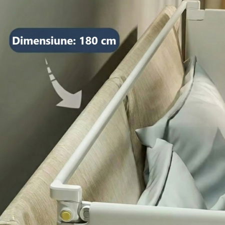 PRODUS RESIGILAT - Bara stabilizatoare pentru set protectii pat Basic Empria, stabilizator metalic, 180 cm [1]