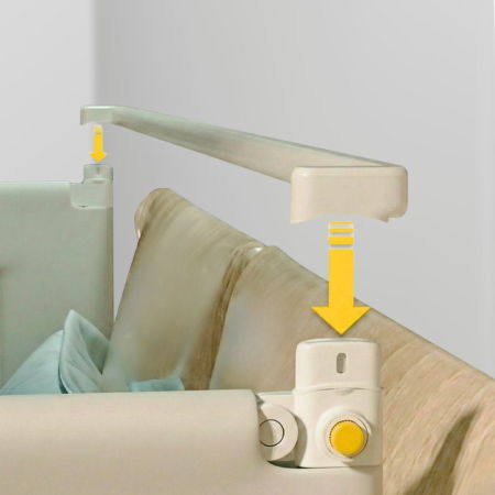 Bariere protectie pentru pat - Bara stabilizatoare pentru set protectii pat Basic Empria, stabilizator metalic, Diverse dimensiuni