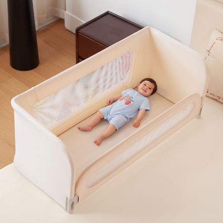 Bariere protectie pentru pat - Bariera pat 2 in 1 patut atasabil portabil 185 cm Empria