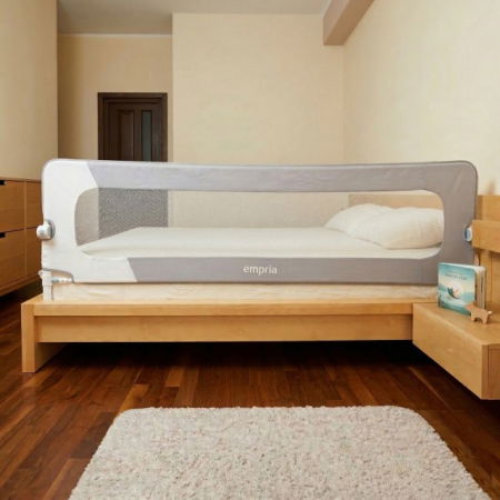 Bariere protectie pentru pat - Bariera protectie pat copii, rabatabila, inaltime ajustabila, Diverse dimensiuni si culori