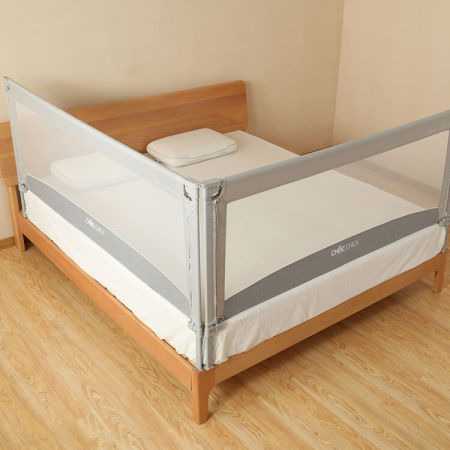 Produse resigilate pentru copii si bebelusi - PRODUS RESIGILAT-Bariera protectie pat cu inaltime ajustabila, 75-98 cm, Diverse dimensiuni