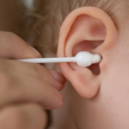 Betisoare de urechi cu protectie pentru bebelusi si copii 60 buc BabyJem [4]