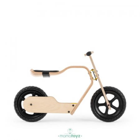 Bicicleta fara pedale MamaToyz RideMe, din lemn natural [3]