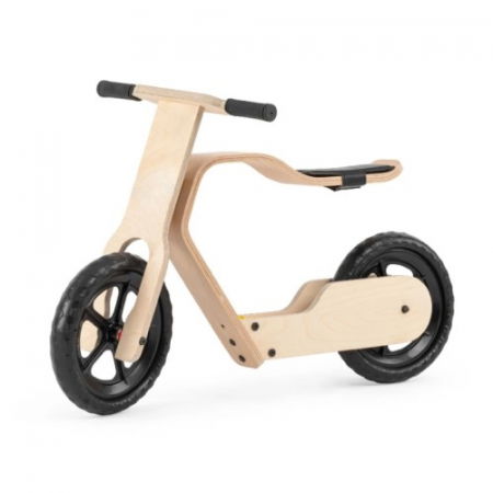 Jucarii bebelusi - Bicicleta fara pedale MamaToyz RideMe, din lemn natural