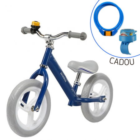 Echipament protectie bicicleta si ski - Bicicleta fara pedale Nils, Skiddou, Denim, Bleumarin
