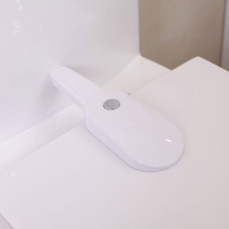 Blocator capac toaleta, pentru bebelusi si copii, protectie was WC, Empria, siguranta WC, 22.3 x 7.5 x 3 cm, alb [8]