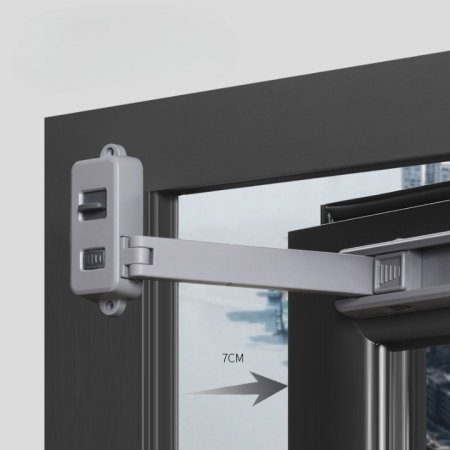 Sigurante geamuri si usi glisante - PRODUS RESIGILAT - Blocator, Empria, siguranta pentru fereastra, Gri