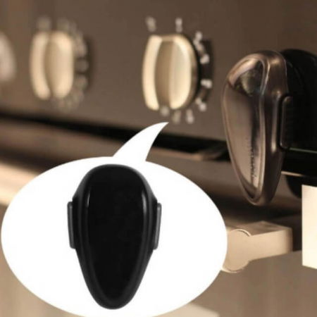 Blocator usa cuptor, pentru bebelusi si copii, Empria, protectie deschidere masina de spalat vase, 8 x 5.5 x 2 cm, Negru [1]