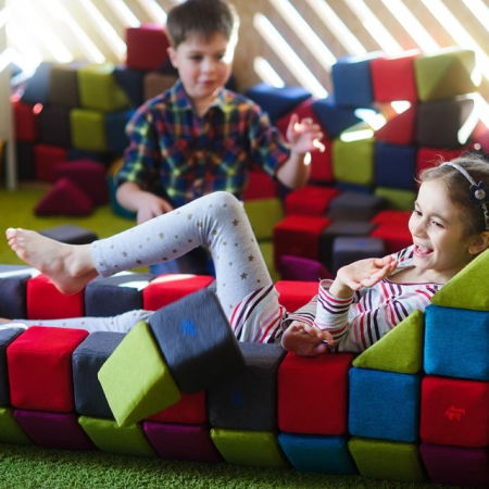 Blocuri Magnetice de construit, JollyHeap JOY , 150 cuburi, Diverse culori [10]
