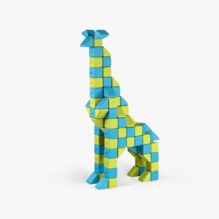 Blocuri Magnetice de construit, JollyHeap JOY , 150 cuburi, Diverse culori [4]