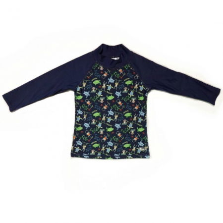 Bluza Copii Maneca Lunga, Anti-Iritatii, Protectie Soare UPF50+, Jungle Mix, Diverse marimi [2]