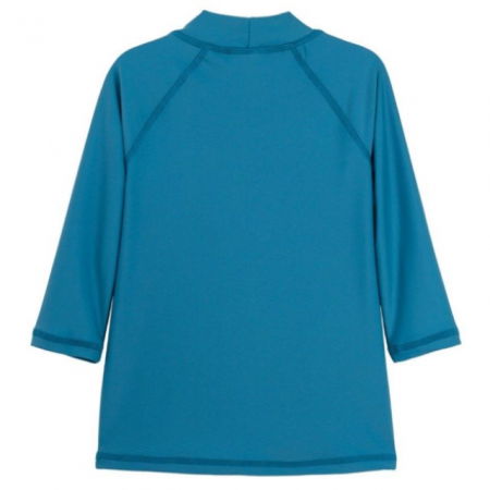 Haine plaja / inot - Bluza Copii Maneca Lunga, Anti-Iritatii, Protectie Soare UPF50+, Petrol Jungle, Marimea 0