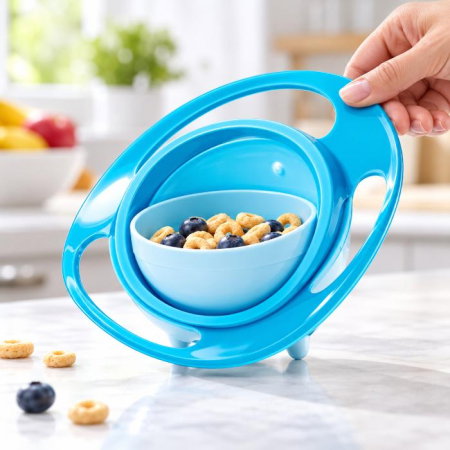Bol multifunctional cu capac si rotire 360 grade Amazing Bowl [2]