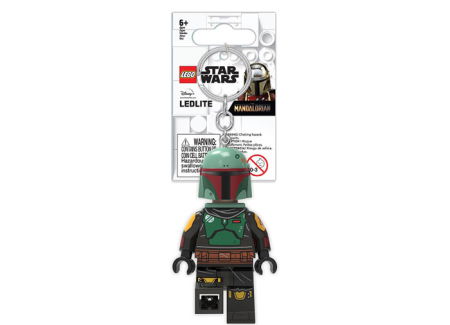 Jucarii copii si jocuri educative - Breloc cu LED LEGO Star Wars Boba Fett (LGL-KE188H)