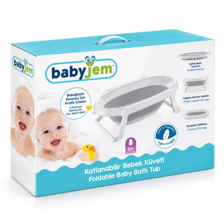Cadita pliabila bebe BabyJem, Diverse culori [2]