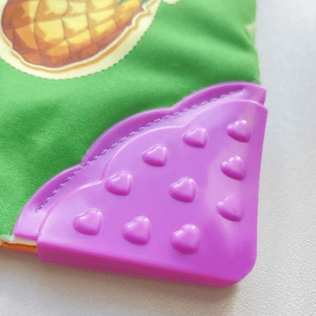 Cartea interactiva pentru bebelusi cu accesoriu de dentitie BabyJem, Animale [4]