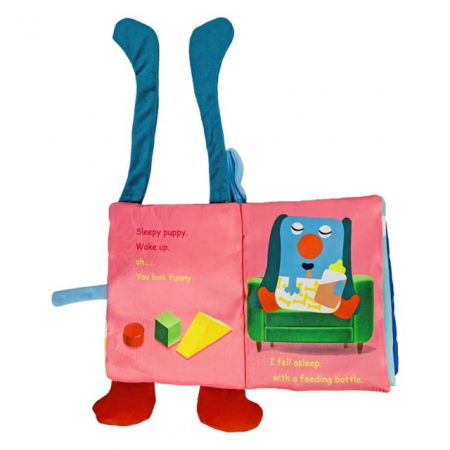 Carte senzoriala bebe, cu picioruse, educativa pentru bebelusi, 18.5 x 15 x 3 cm, Empria, Catel [2]