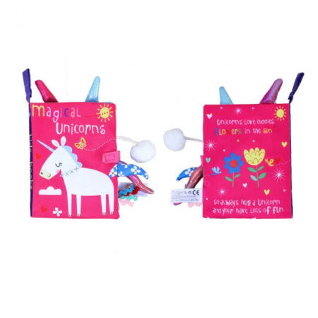 Jucarii senzoriale - Cartea Senzoriala Empria pentru Bebelusi - O Calatorie Colorata in Lumea Descoperirilor, Unicorn