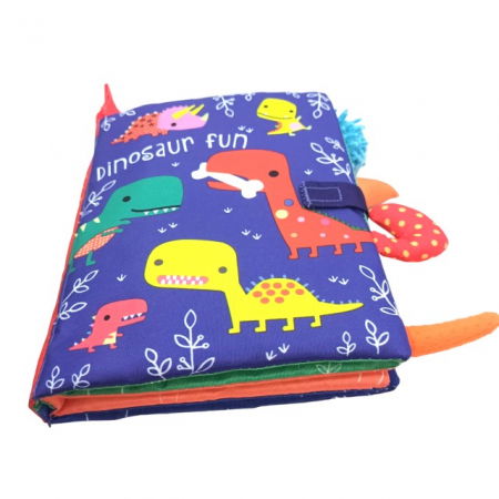 Cartea Senzoriala Empria pentru Bebelusi - O Calatorie Colorata in Lumea Descoperirilor, Dino [5]