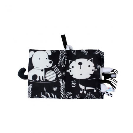 Carte Senzoriala Contrastanta pentru Bebelusi Explorarea Contrastelor, 18.5 x 15 x 3 cm, Farm [5]