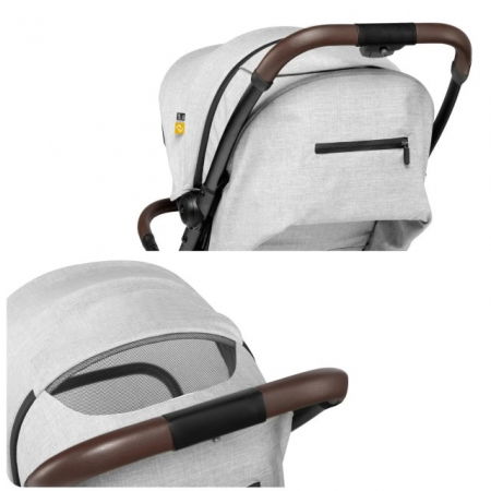 Carucior sport pliabil Skiddou Espoo Normandic Dream, ultracompact pentru calatorii, Gri [4]