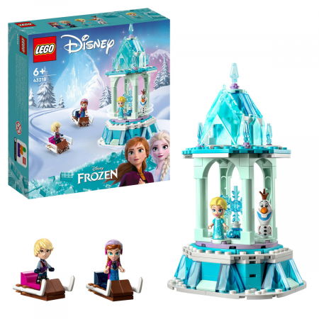 LEGO - LEGO® Disney - Caruselul Magic al Annei si al Elsei (43218), 175 piese