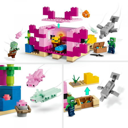 LEGO® Minecraft - Casa Axolotl (21247), 242 piese [6]