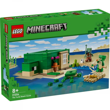 LEGO - LEGO® Minecraft - Casa de pe plaja testoaselor (21254), 234 piese