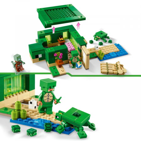LEGO® Minecraft - Casa de pe plaja testoaselor (21254), 234 piese [6]
