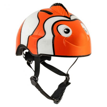 Casca bicicleta copii, dimensiune reglabila 49-55 cm, 2-7 ani, Clown Fish Portocaliu [2]