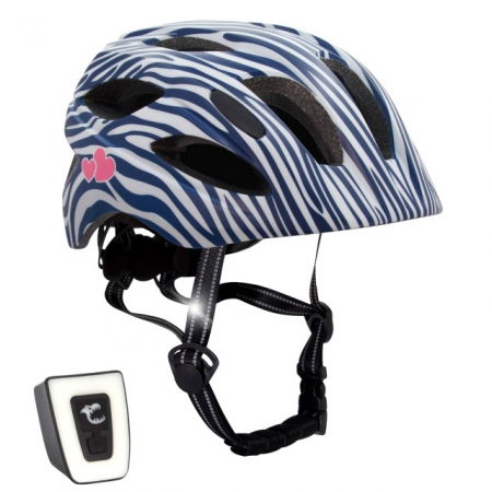 Echipament protectie bicicleta si ski - Casca bicicleta copii, dimensiune reglabila 54-58 cm, 6-12 ani, Dark Blue