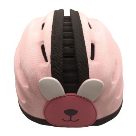 Casca protectie bebelusi cu spuma flexibila, ultrausoara, reglabila, Empria, Iepuras Roz [5]