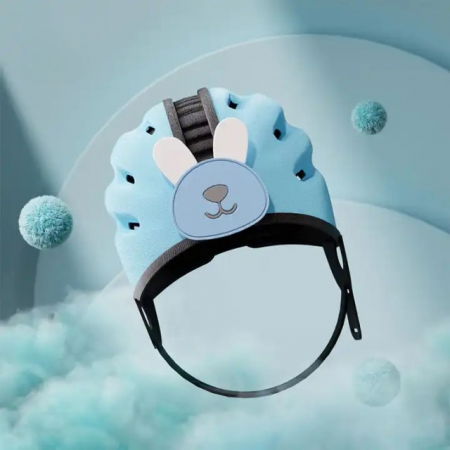 Casca protectie bebelusi cu spuma flexibila, ultrausoara, reglabila, Empria, Iepuras, Diverse culori [11]