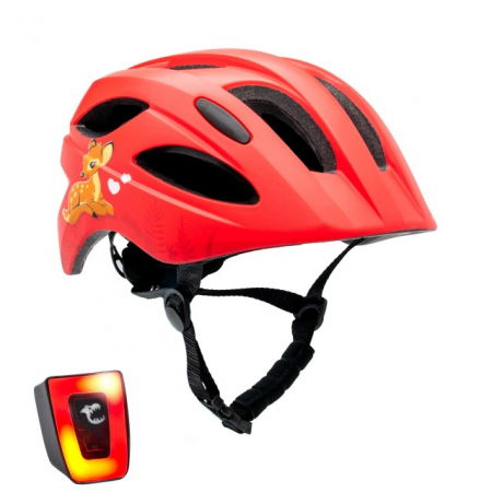 Protectii exterior - Casca bicicleta copii, dimensiune reglabila 54-58 cm, 6-12 ani, Rosu