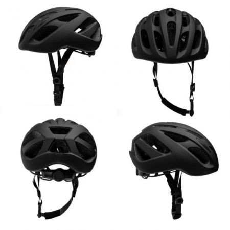 Echipament protectie bicicleta si ski - Casca bicicleta adulti, dimensiune reglabila 54-59 cm, model Empire, Negru