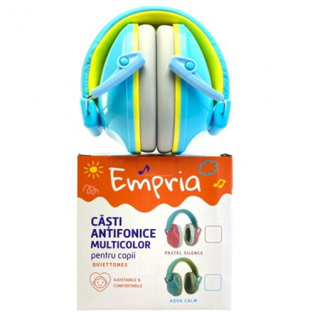 Casti antifonice pentru copii, dimensiune ajustabila, Empria, Diverse culori [6]