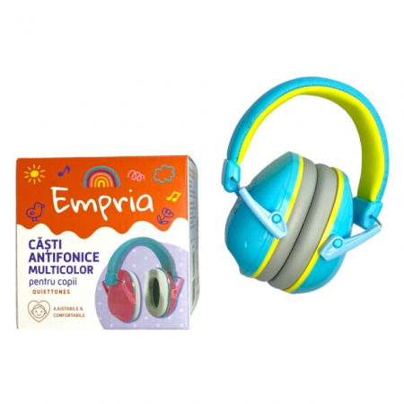 Casti antifonice pentru copii, dimensiune ajustabila, Empria, Diverse culori [16]