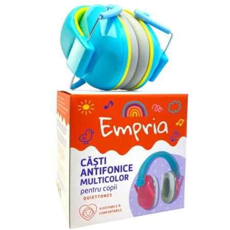 Casti antifonice pentru copii, dimensiune ajustabila, Empria, Diverse culori [15]