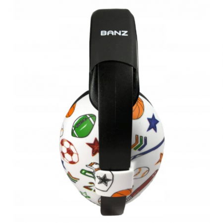 Casti antifonice pentru bebelusi si copii, Banz, Bubzee, 3-36 luni, Sports [2]