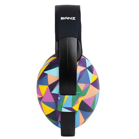 Casti antifonice pentru bebelusi si copii, Banz, Bubzee, 3-36 luni, Kaleidoscope [2]