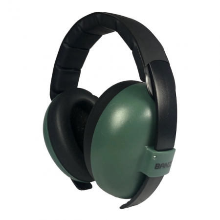 Protectii exterior - Casti antifonice pentru bebelusi si copii, Banz, Bubzee, 3-36 luni, Dark Green