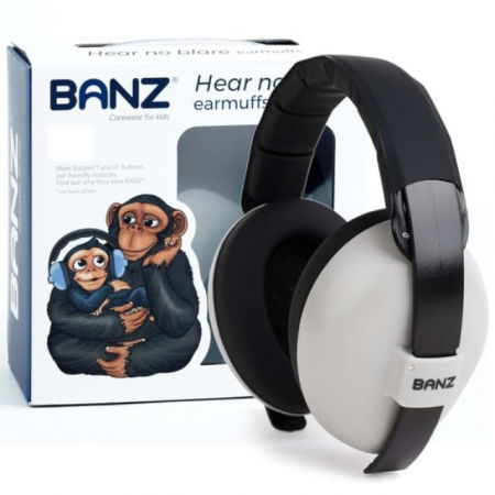 Casti antifonice pentru bebelusi si copii, Banz, Bubzee, 3-36 luni, Grey [3]