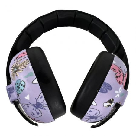 Casti antifonice pentru bebelusi si copii, Banz, Bubzee, 3-36 luni, Butterfly [7]
