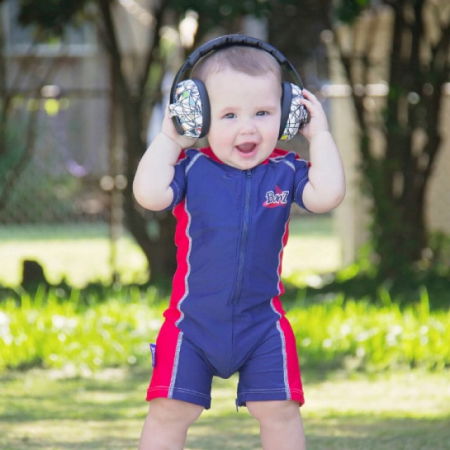 Casti antifonice pentru bebelusi si copii, Banz, Bubzee, 3-36 luni, Squigless [6]