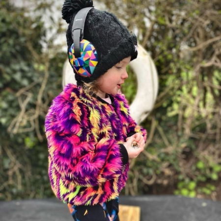 Casti antifonice pentru bebelusi si copii, Banz, Bubzee, 3-36 luni, Kaleidoscope [5]