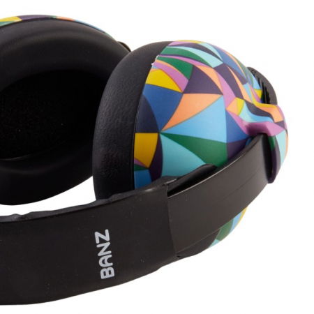Casti antifonice pentru bebelusi si copii, Banz, Bubzee, 3-36 luni, Kaleidoscope [10]