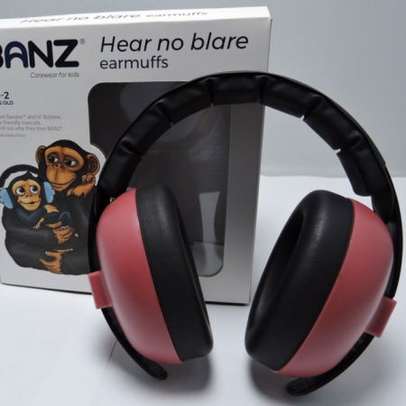 Casti antifonice pentru bebelusi si copii, Banz, Bubzee, 3-36 luni, Maroon [3]